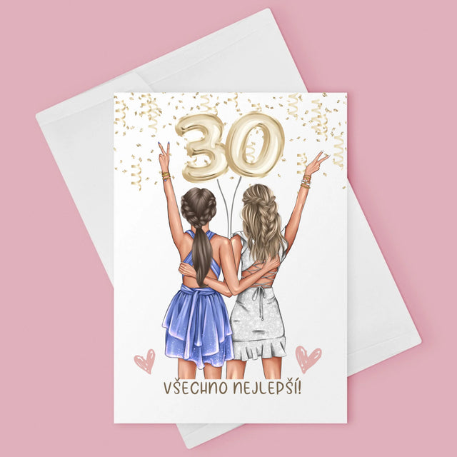 Designér Postav: Kamarádky Třicátiny - Přání