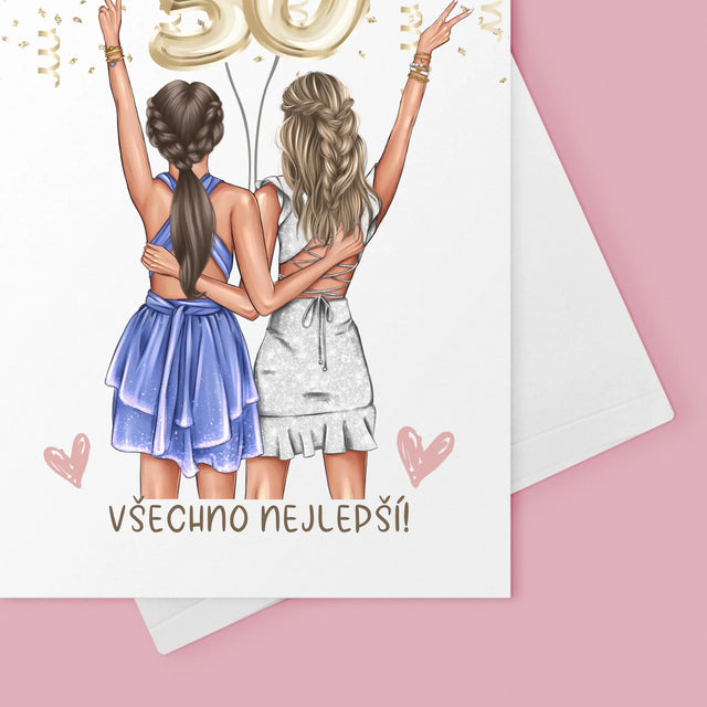 Designér Postav: Kamarádky Třicátiny - Přání