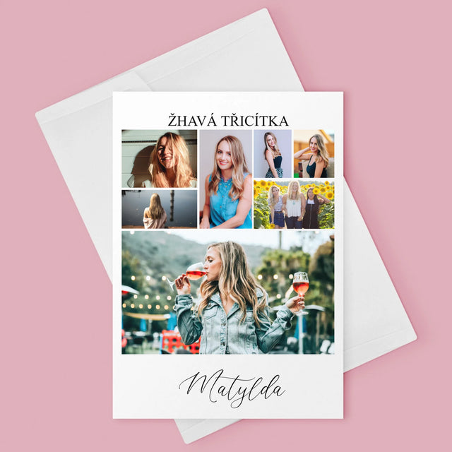 Fotokoláž: Žhavá Třicítka - Přání