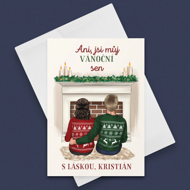 Designér Postav: Vánoční Pár - Přání