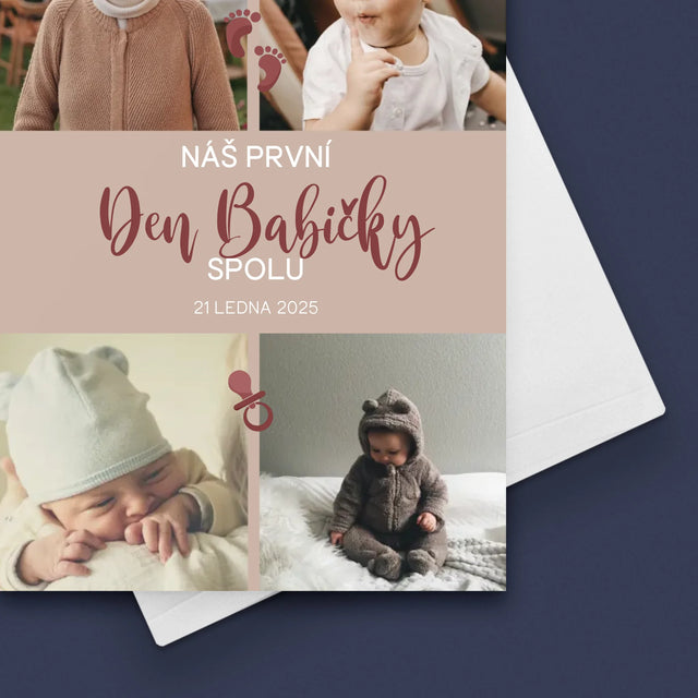 Fotokoláž: První Den Babičky - Přání