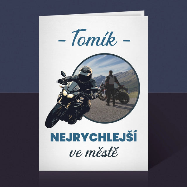 Fotka S Textem: Nejrychlejší Ve Městě - Přání