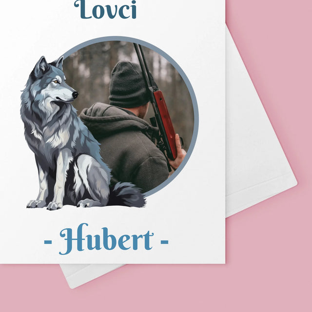 Fotka S Textem: Vlk Mezi Lovci - Přání