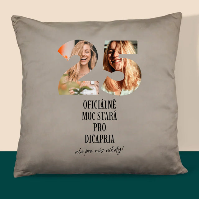 Slovo Z Fotek: Moc Stará Pro Dicapria - Polštář