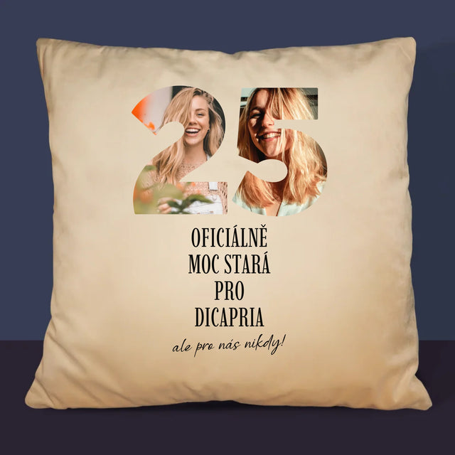 Slovo Z Fotek: Moc Stará Pro Dicapria - Polštář