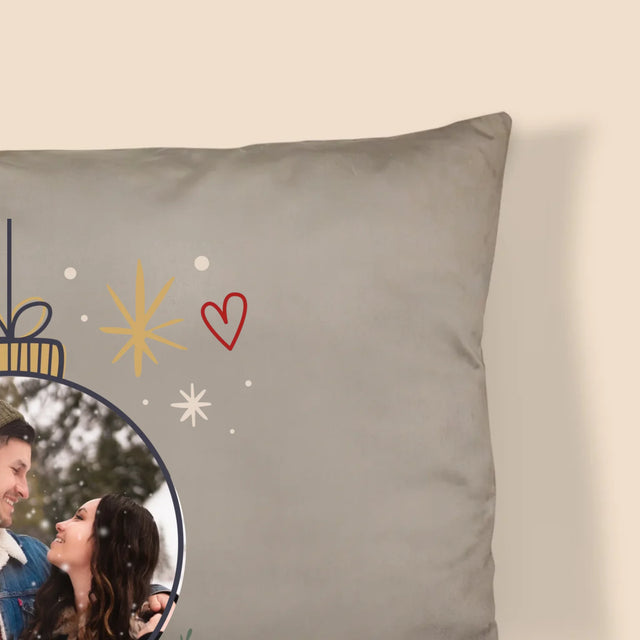 Fotka S Textem: Veselé Vánoce Ozdoba - Polštář