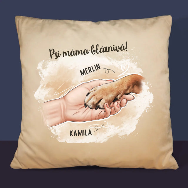 Designér Postav: Psí Máma - Polštář