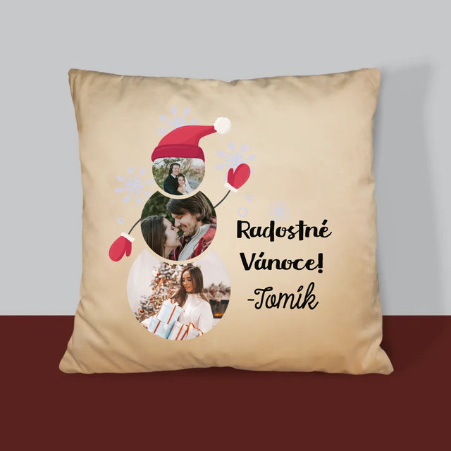 Tvar Z Fotek: Sněhuláček - Polštář