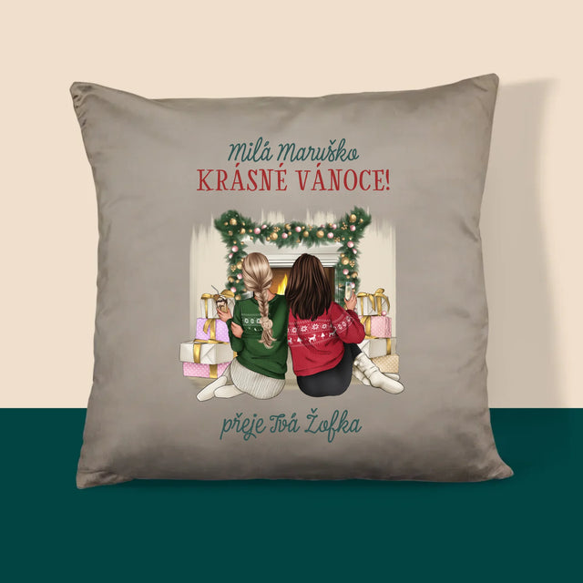Designér Postav: Vánoční Kamarádky - Polštář