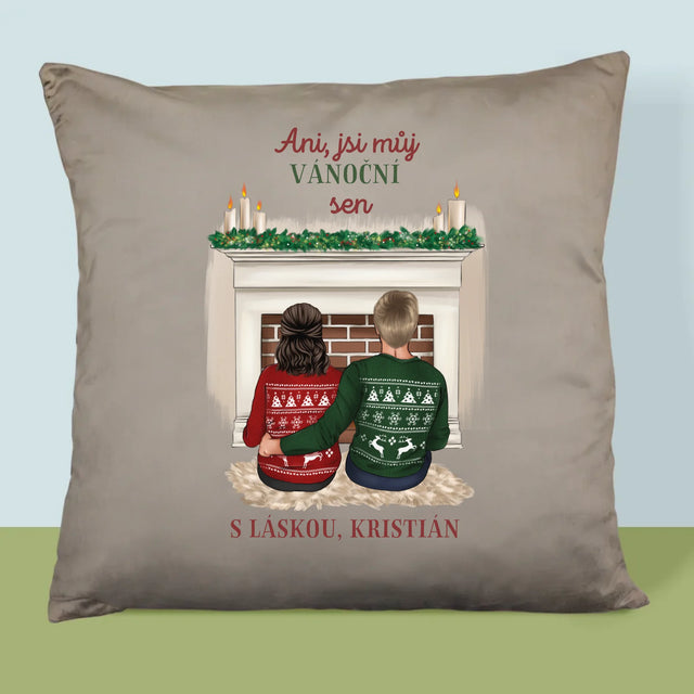 Designér Postav: Vánoční Pár - Polštář