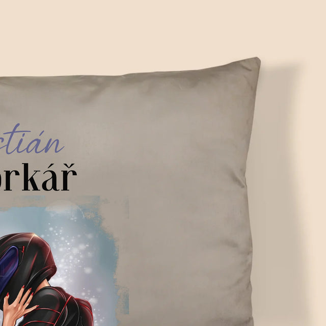 Designér Postav: Motorkář - Polštář