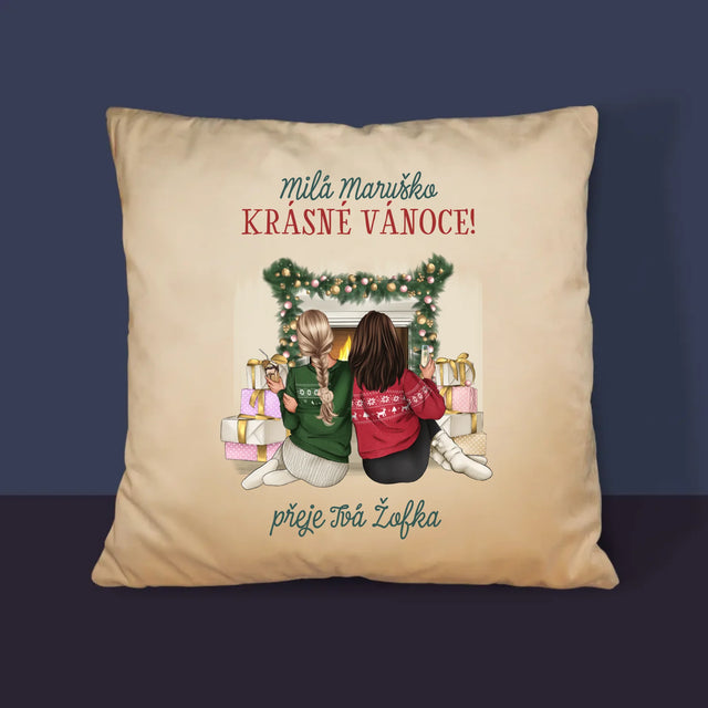Designér Postav: Vánoční Kamarádky - Polštář