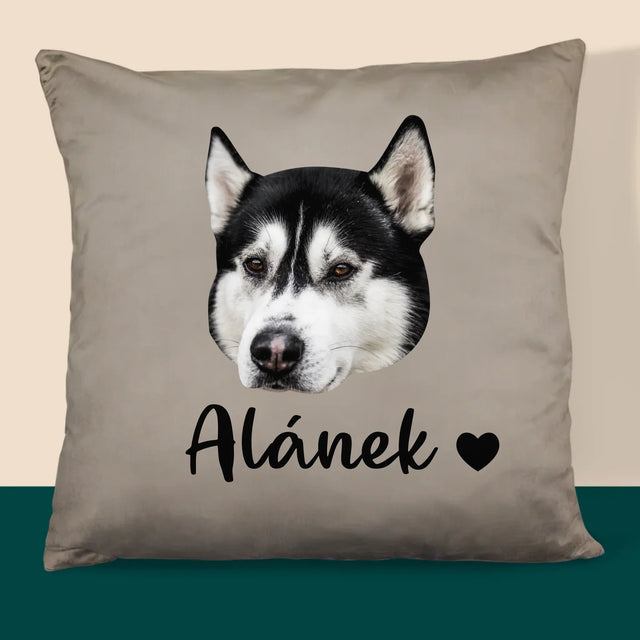 Tvoje Postava: Hlava Tvého Pejska - Polštář