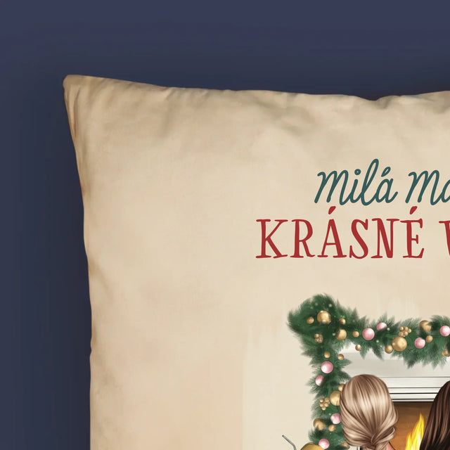 Designér Postav: Vánoční Kamarádky - Polštář