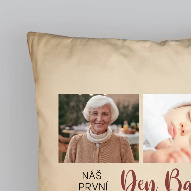Fotokoláž: První Den Babičky - Polštář