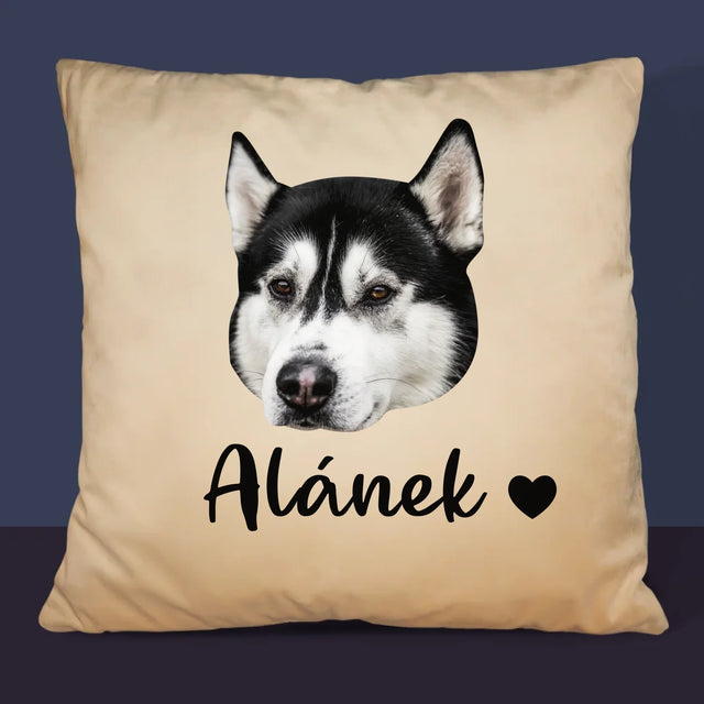 Tvoje Postava: Hlava Tvého Pejska - Polštář