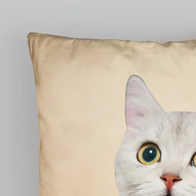 Tvoje Postava: Hlava Tvé Kočičky - Polštář