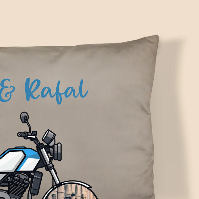 Fotokoláž: Spolu Až K Obzoru - Polštář