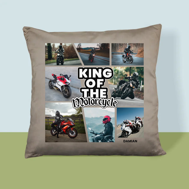 Fotokoláž: King Of The Motorcycle - Polštář
