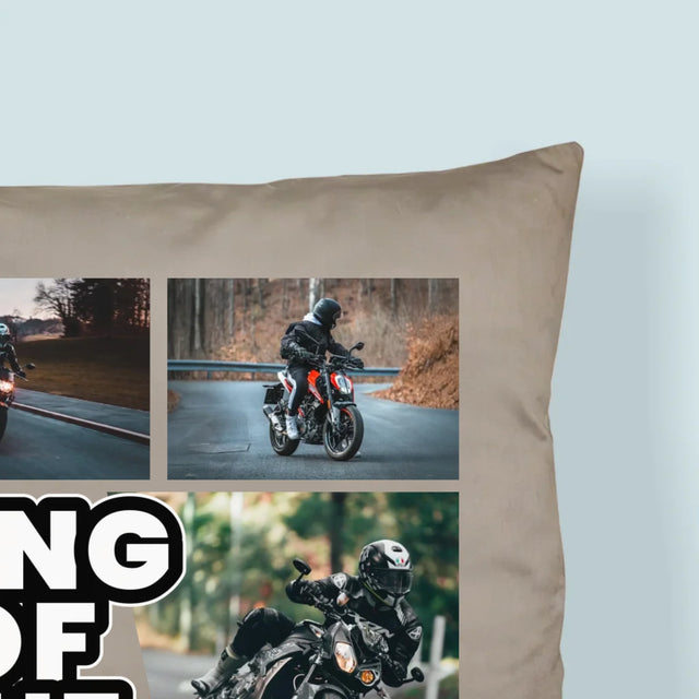 Fotokoláž: King Of The Motorcycle - Polštář