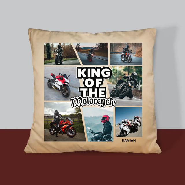 Fotokoláž: King Of The Motorcycle - Polštář