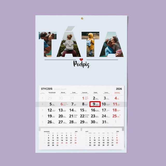 Slovo Z Fotek: Táta Z Tvých Fotek - Fotokalendář