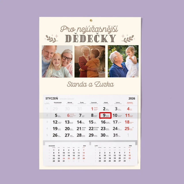 Fotka S Textem: Pro Nejúžasnější Dědečky - Fotokalendář