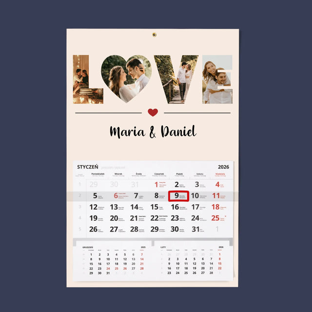 Slovo Z Fotek: Love - Fotokalendář