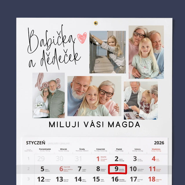 Fotokoláž: Babička A Dědeček - Fotokalendář