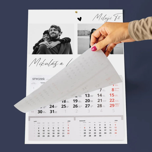 Fotokoláž: Miluji Tě - Fotokalendář