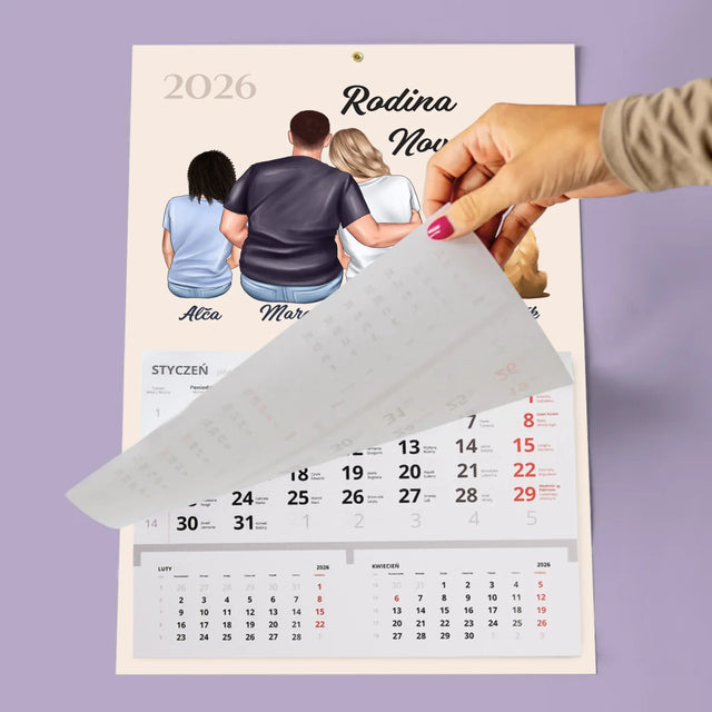 Designér Postav: Rodinný Portrét - Fotokalendář