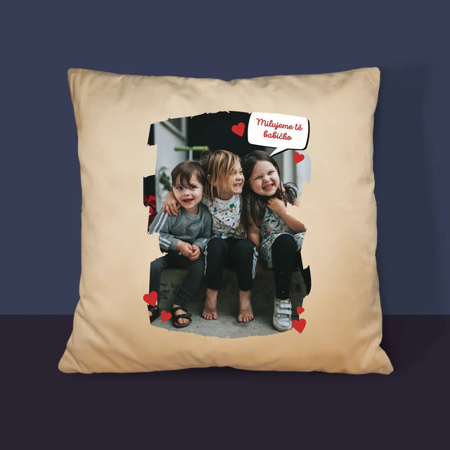 Fotka A Textem: Pro Milovanou Babičku - Polštář