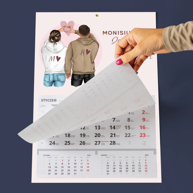 Designér Postav: Pár Srdce - Fotokalendář