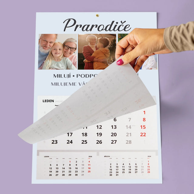 Fotokoláž: Milovaní Prarodiče - Fotokalendář