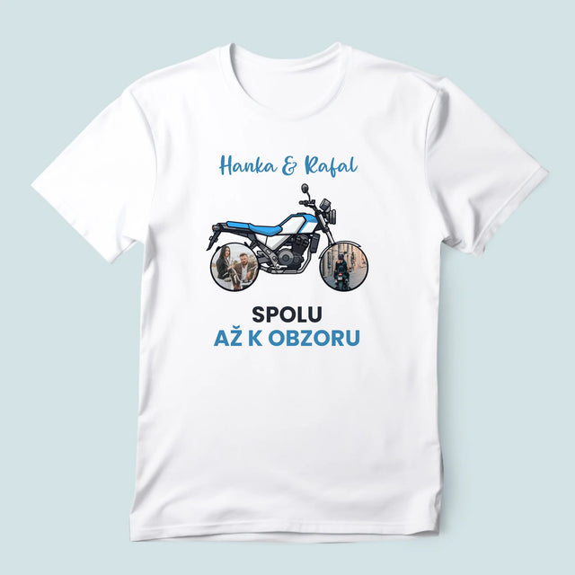 Fotokoláž: Spolu Až K Obzoru - Pánské Tričko