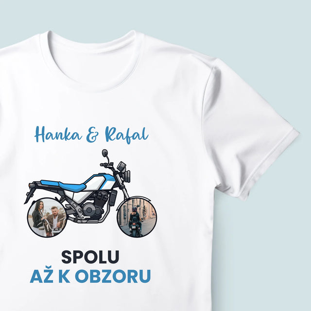 Fotokoláž: Spolu Až K Obzoru - Pánské Tričko