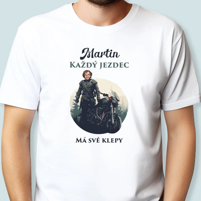 Tvoje Postava: Každý Jezdec - Pánské Tričko