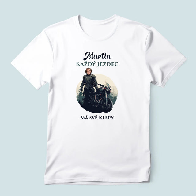 Tvoje Postava: Každý Jezdec - Pánské Tričko