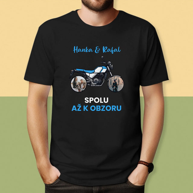 Fotokoláž: Spolu Až K Obzoru - Pánské Tričko