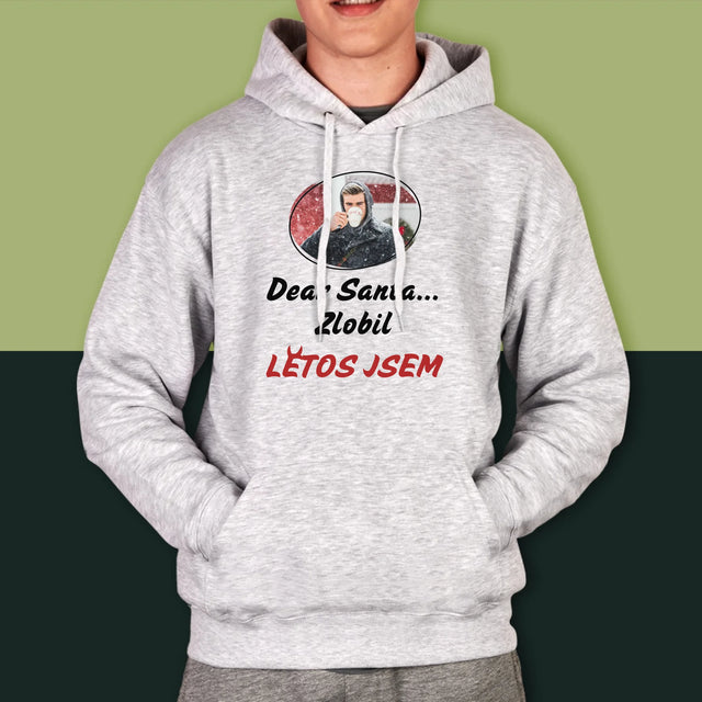 Fotka S Textem: Letos Jsem - Pánská Mikina S Kapuci