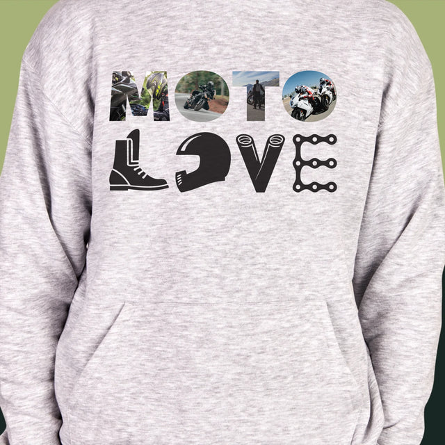 Slovo Z Fotek: Motolove - Pánská Mikina S Kapuci