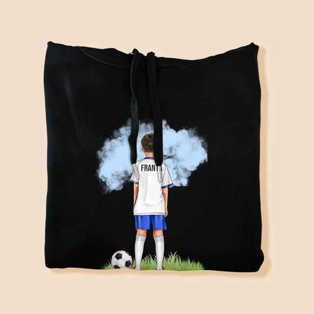 Designér Postav: Malý Fotbalista - Pánská Mikina S Kapuci