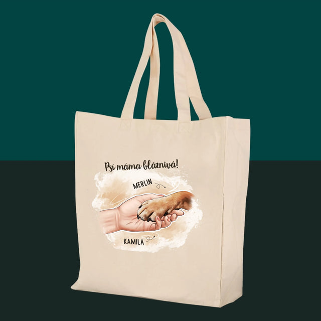 Designér Postav: Psí Máma - Plátěná Taška