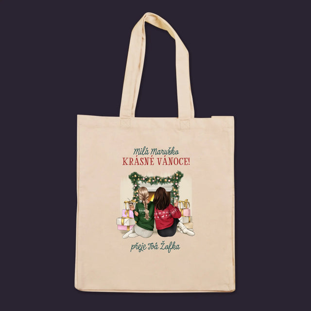 Designér Postav: Vánoční Kamarádky - Plátěná Taška