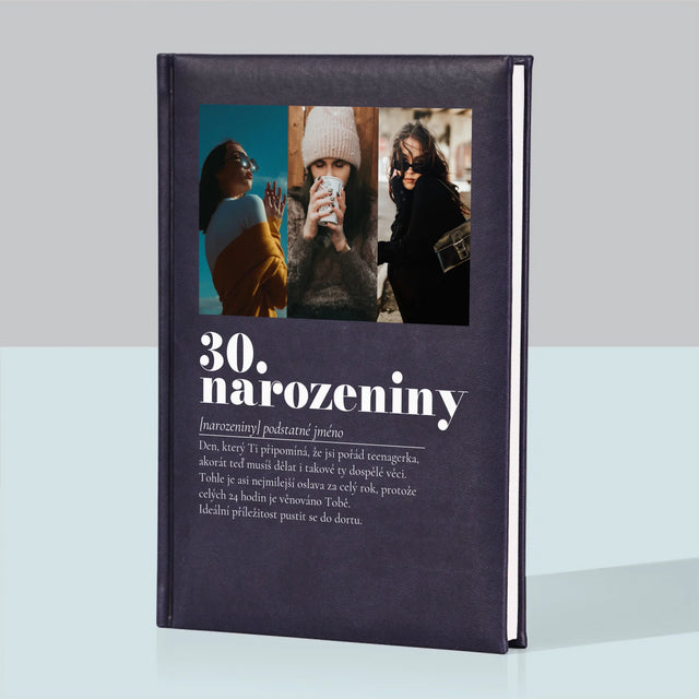 Fotokoláž: 30. Narozeniny Definice - Zápisník