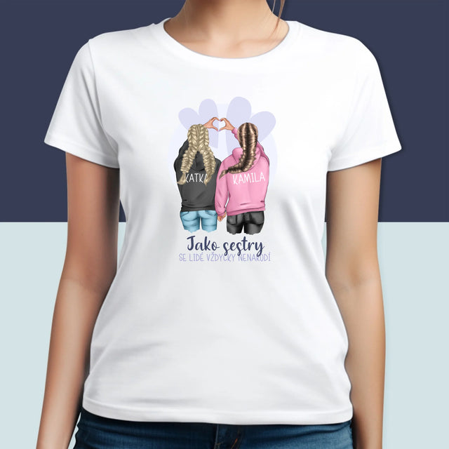 Designér Postav: Zimní Kamarádky - Damské Tričko