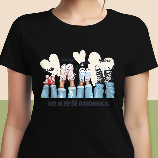 Designér Postav: Rodinka Tenisky - Damské Tričko