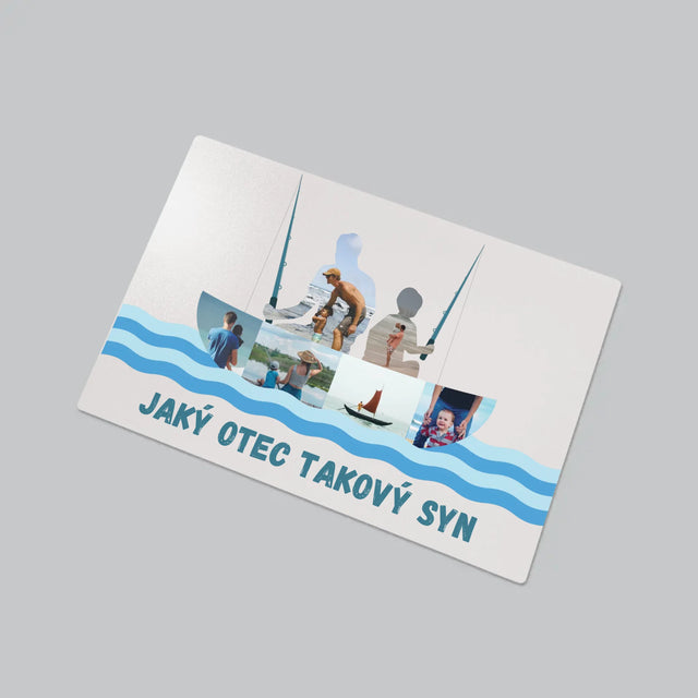 Tvar Z Fotek: Jaký Otec Takový Syn - Podložka Na Psací Stůl