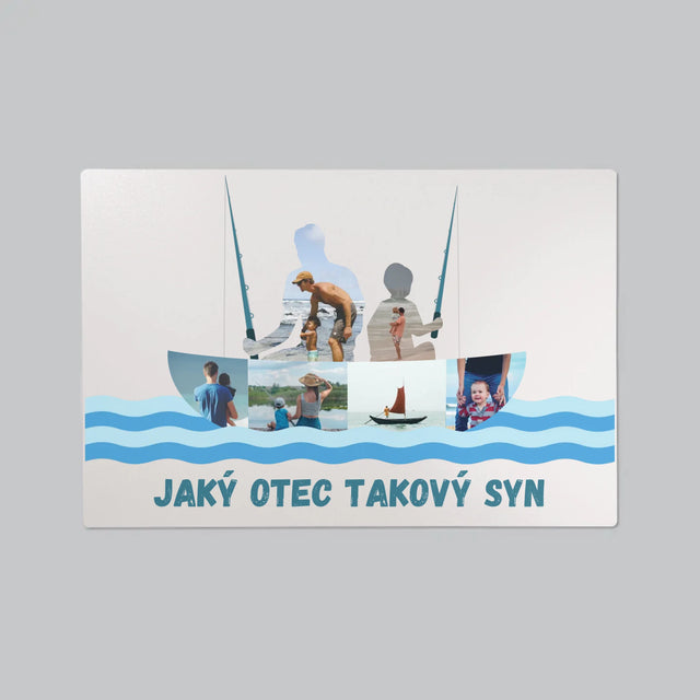 Tvar Z Fotek: Jaký Otec Takový Syn - Podložka Na Psací Stůl