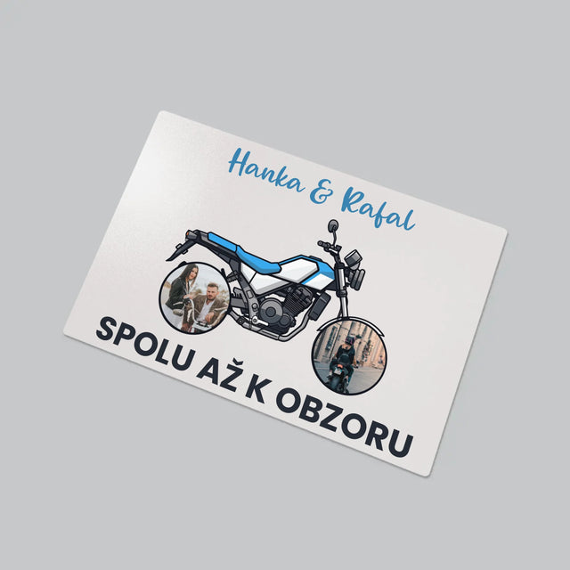 Fotokoláž: Spolu Až K Obzoru - Podložka Na Psací Stůl